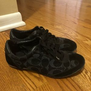 Coach mesh tennis shoes